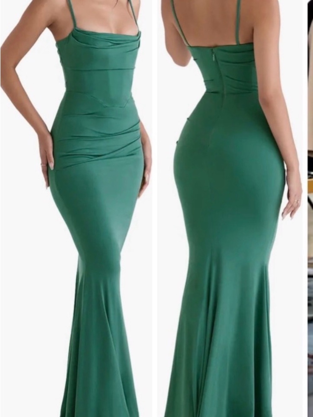 House of CB Emerald Green Maxi Dress